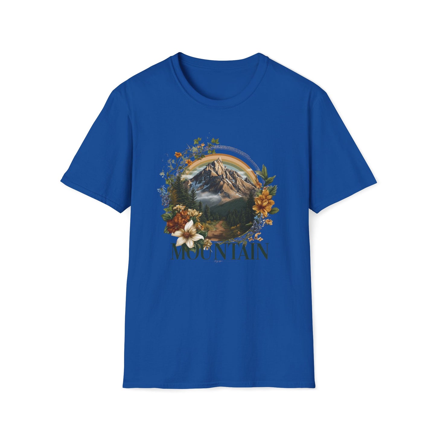 Mountain Retro Typography T-Shirt