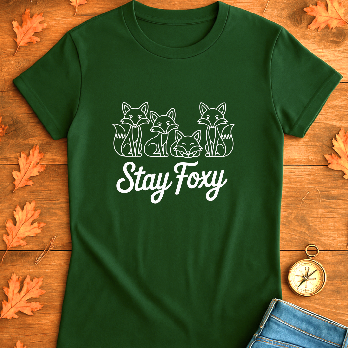 Foxy Unisex Tee - Stay Foxy Design