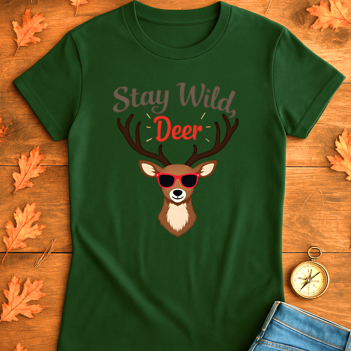 Funny Deer Sunglasses Unisex T-Shirt