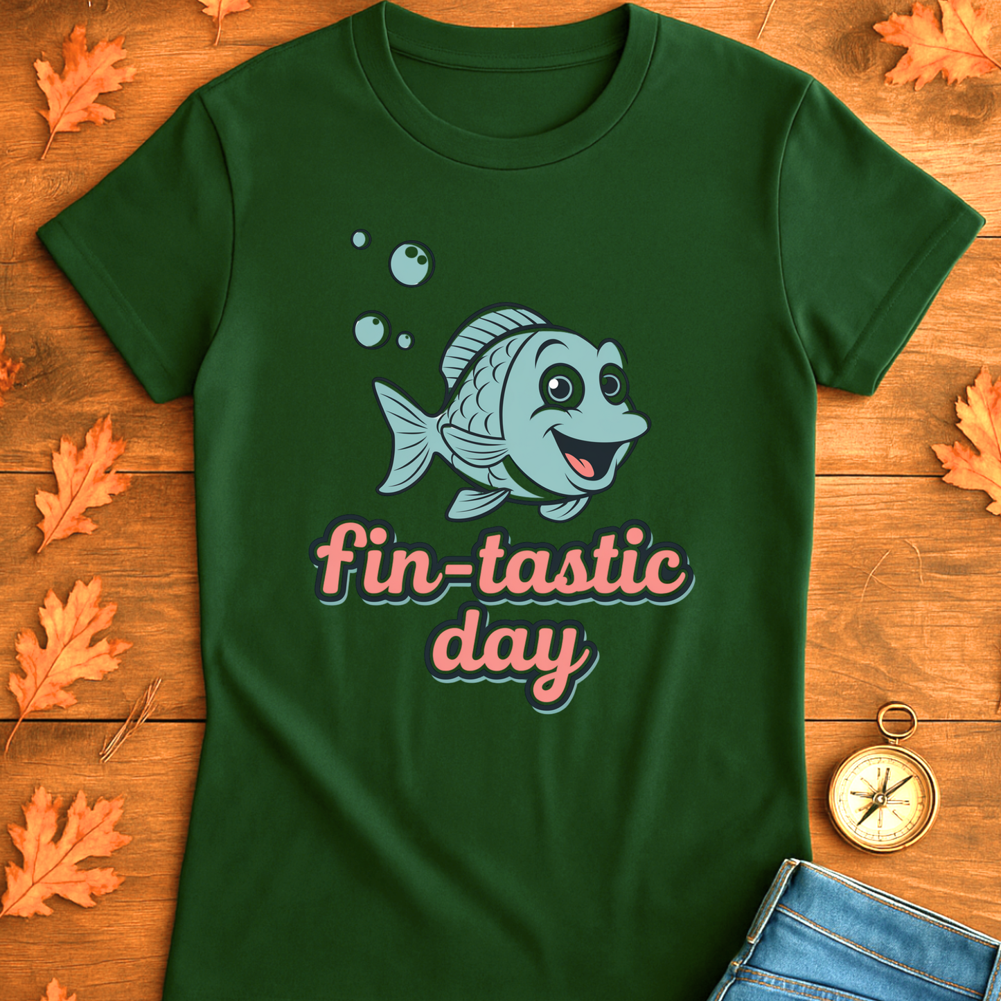 Funny Fish Fin-Tastic Day Unisex T-Shirt