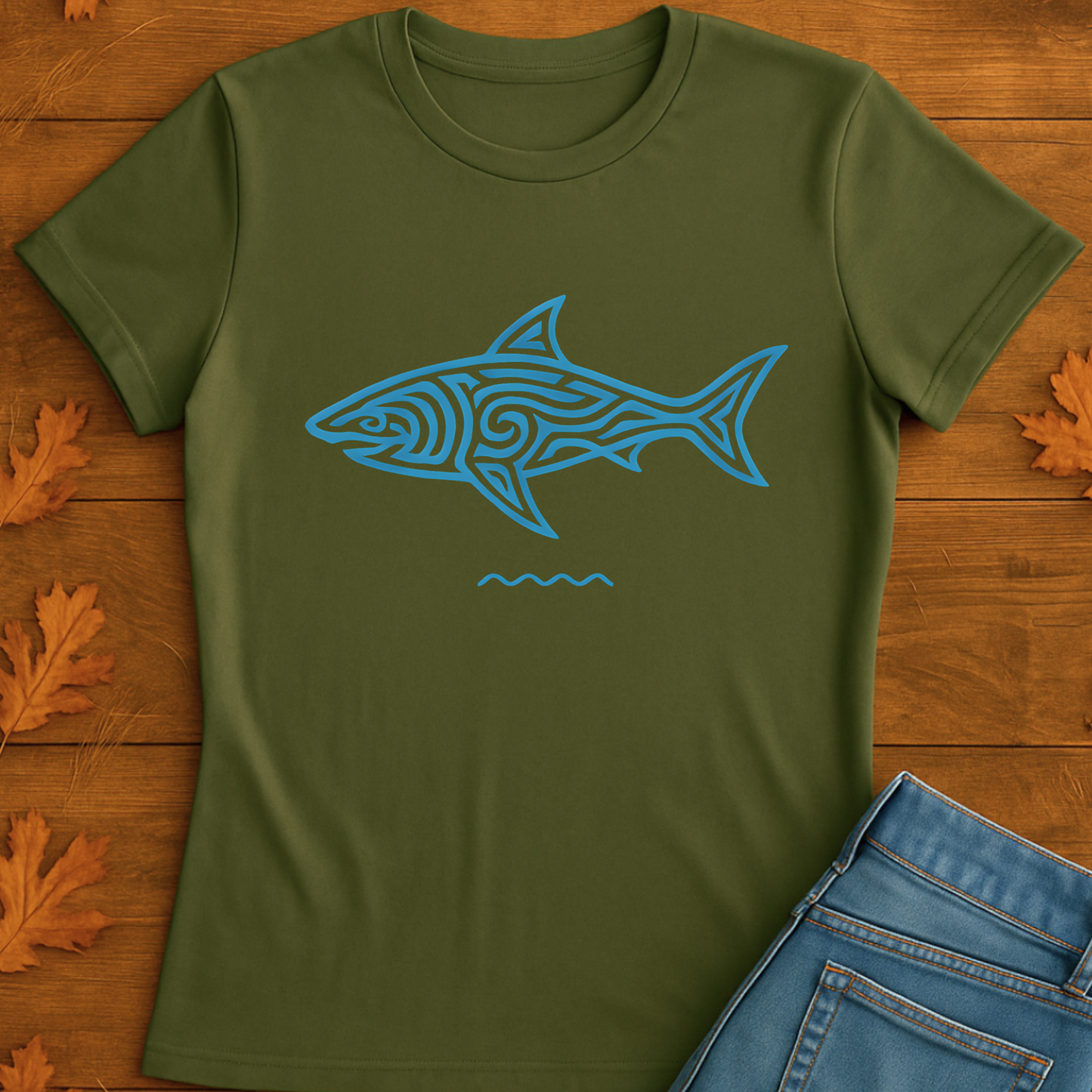 Tribal Shark T-Shirt