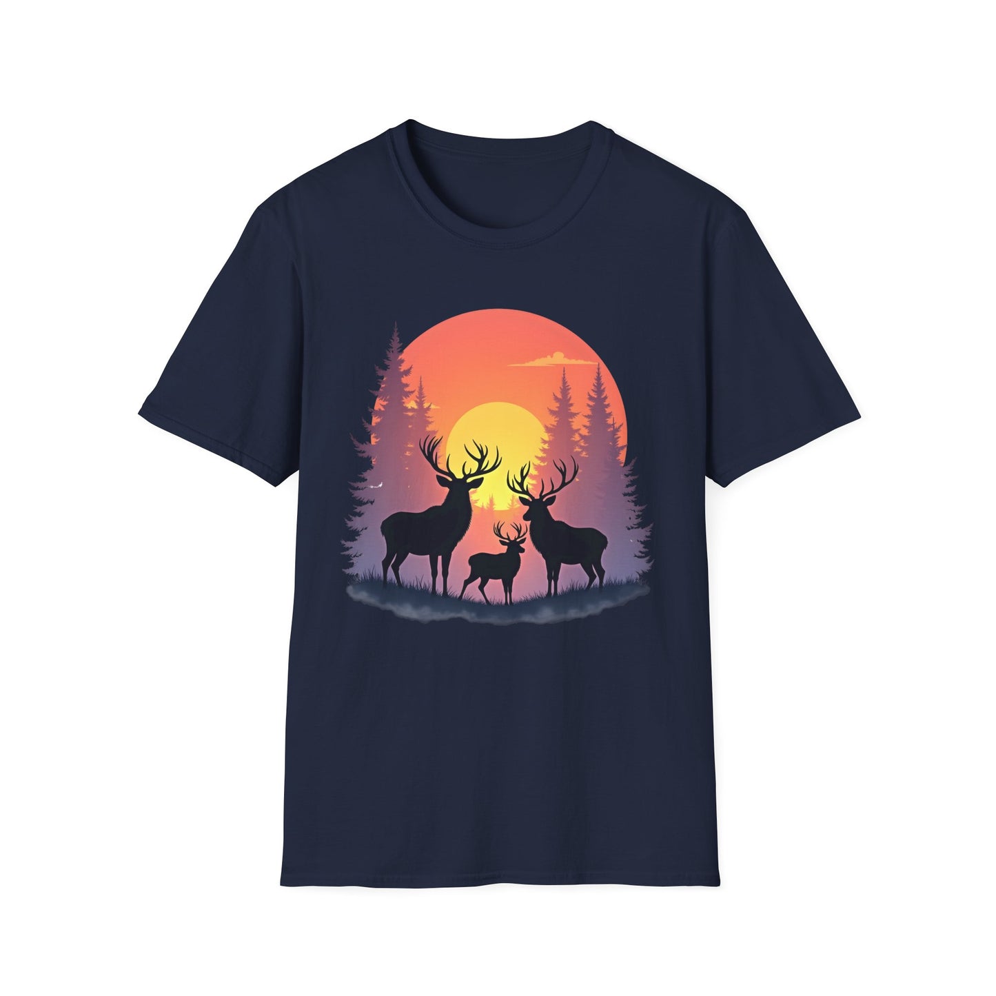 Deer Trio Softstyle T-Shirt