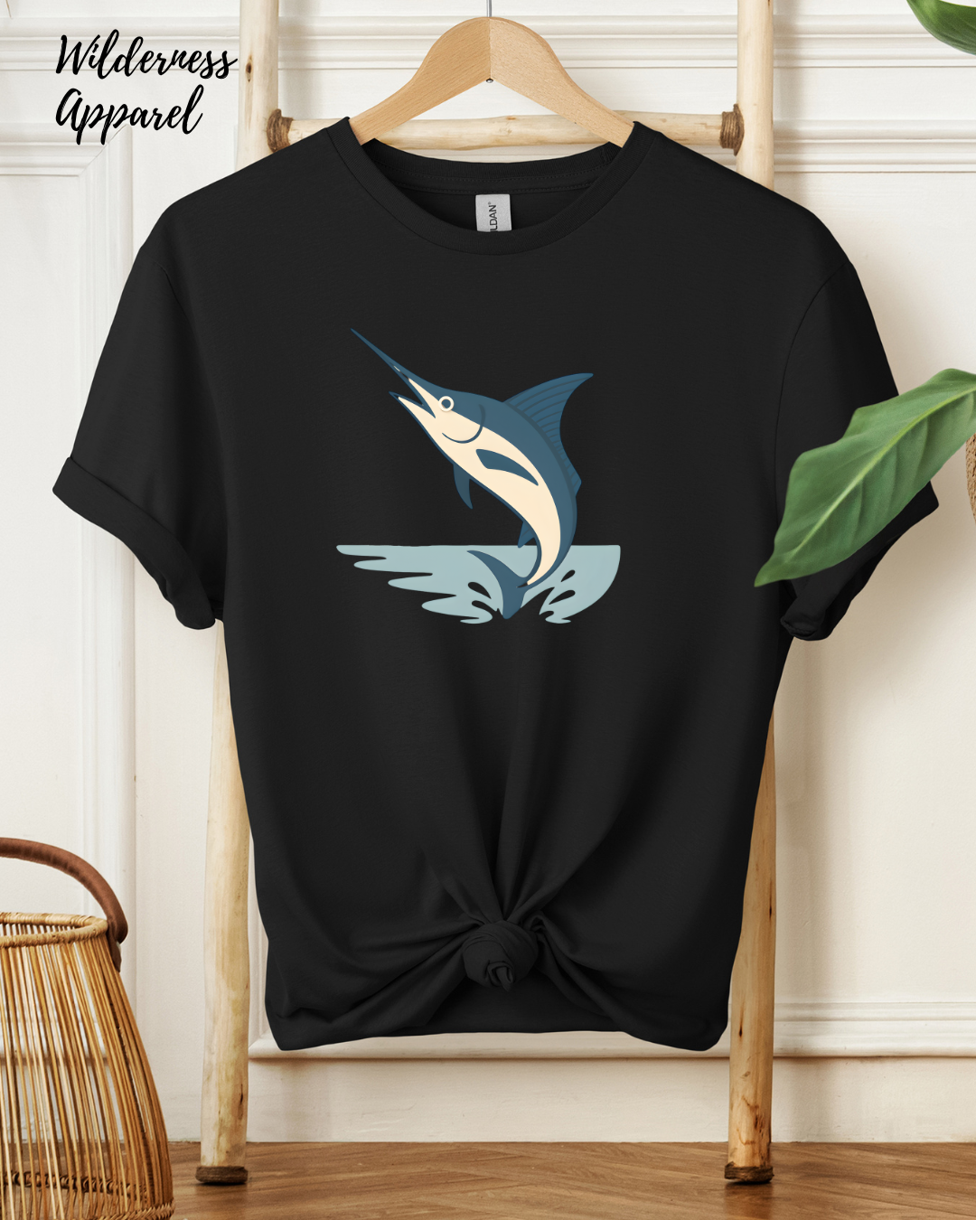 Retro Marlin Leap T-Shirt