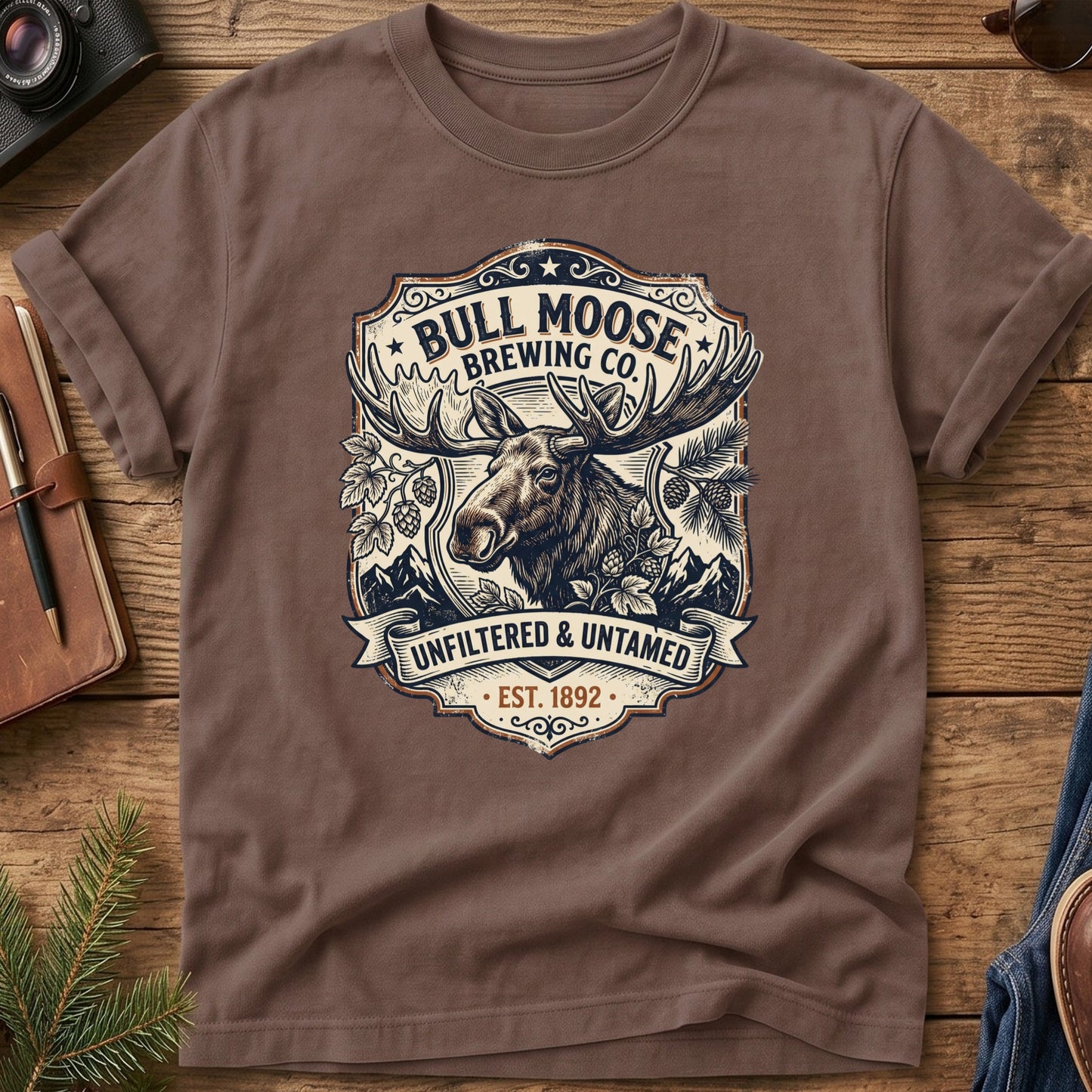 Bull Moose Brewing Co Tee