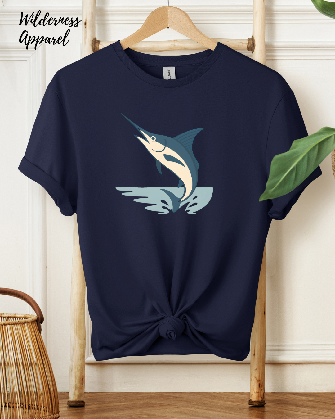 Retro Marlin Leap T-Shirt