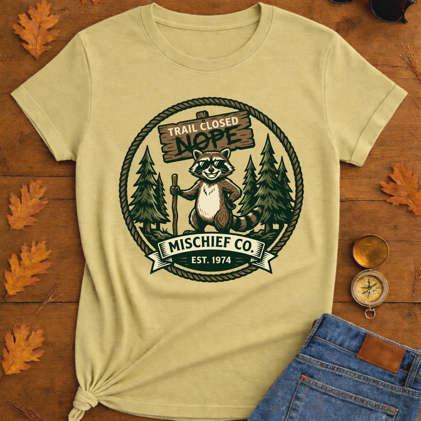 Trail close T-Shirt — Outdoor Hiking Nature Tee