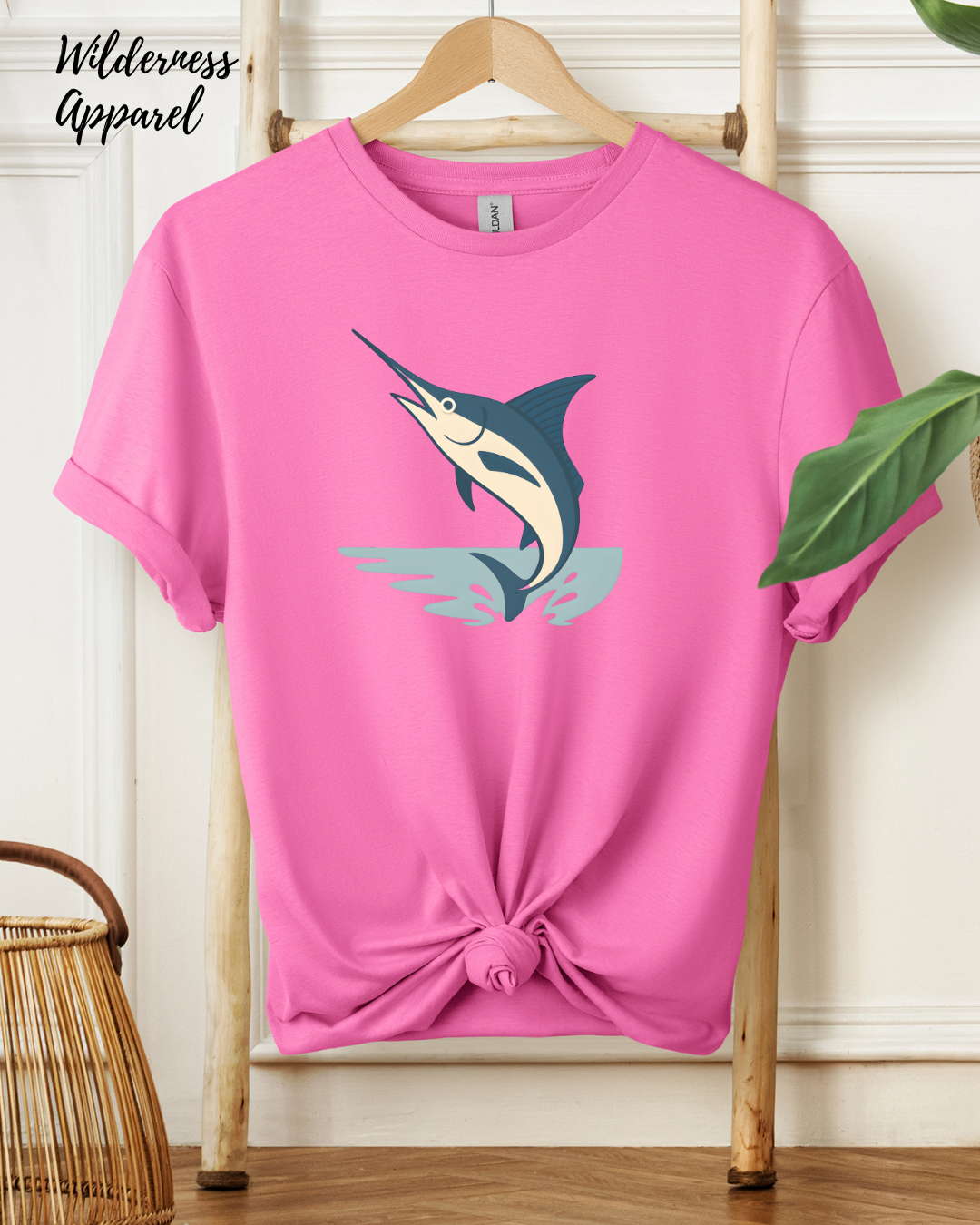 Retro Marlin Leap T-Shirt
