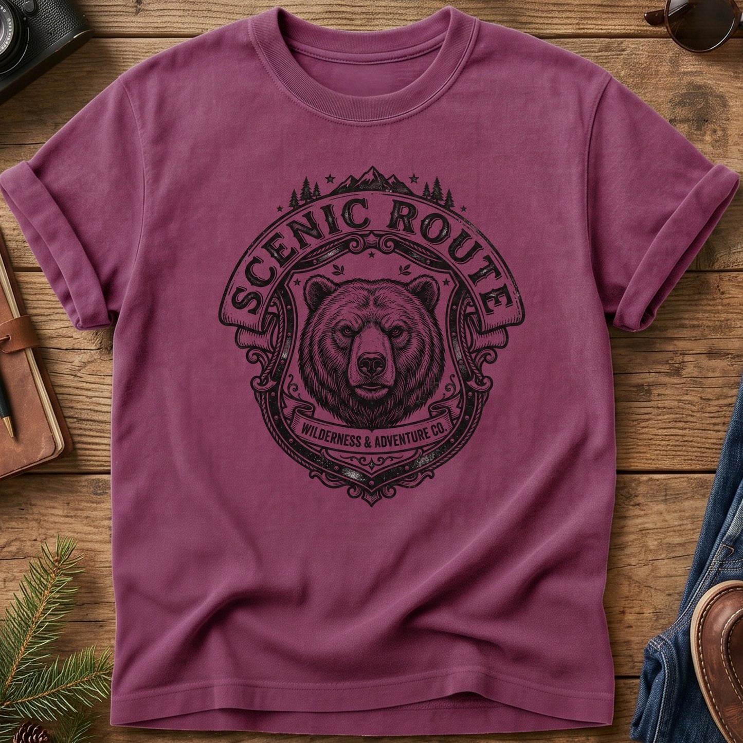 Mountain Bear Shield Tee