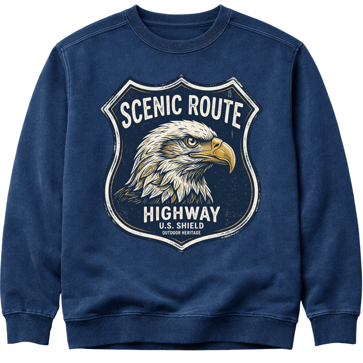 Eagle Highway Sign Sweatshirt
