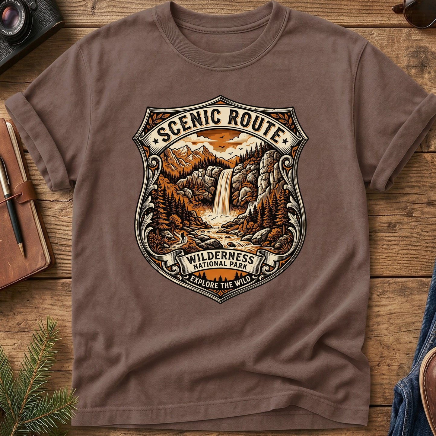 Waterfall Explorer Tee
