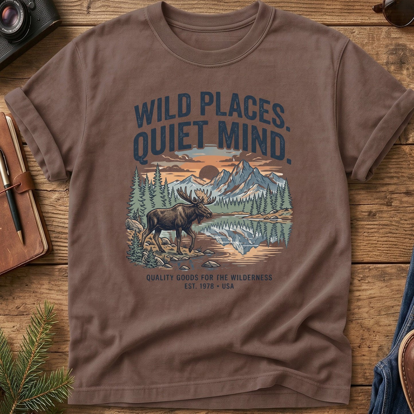 Wild Places. Quiet Mind Tee