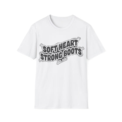 Soft Heart Strong Boots T-Shirt