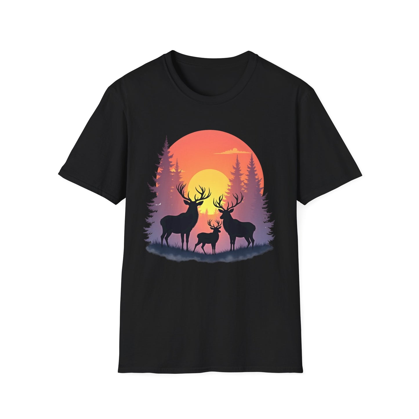 Deer Trio Softstyle T-Shirt