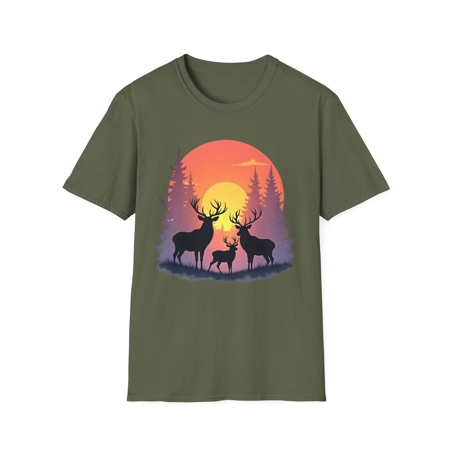 Deer Trio Softstyle T-Shirt