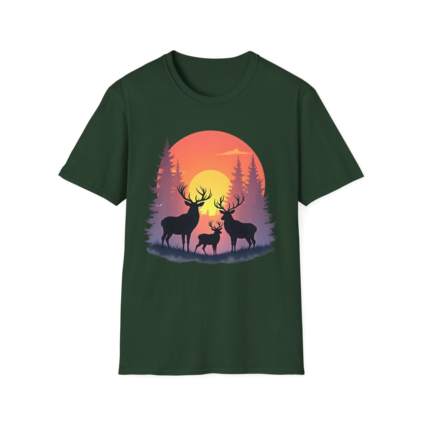 Deer Trio Softstyle T-Shirt