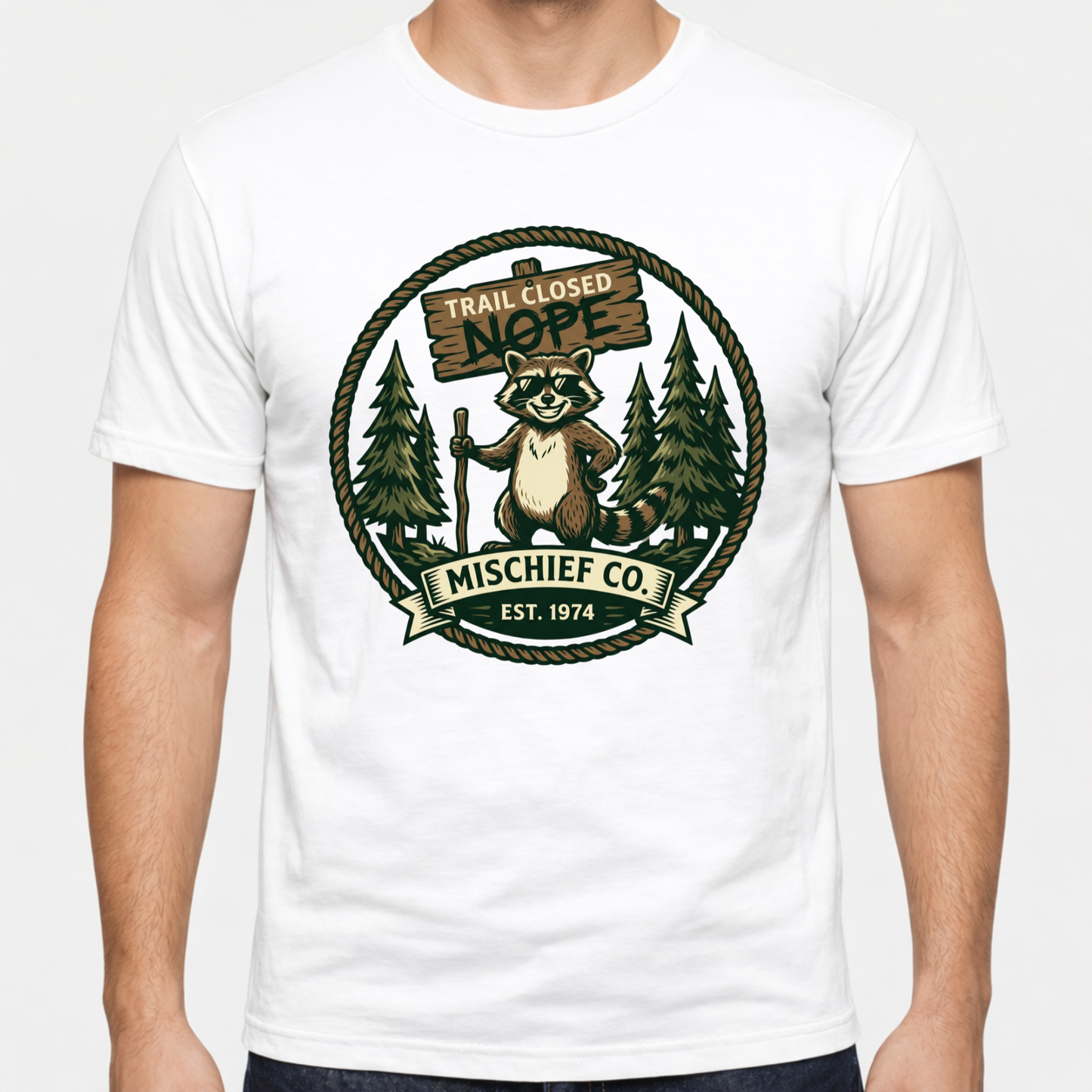 Trail close T-Shirt — Outdoor Hiking Nature Tee