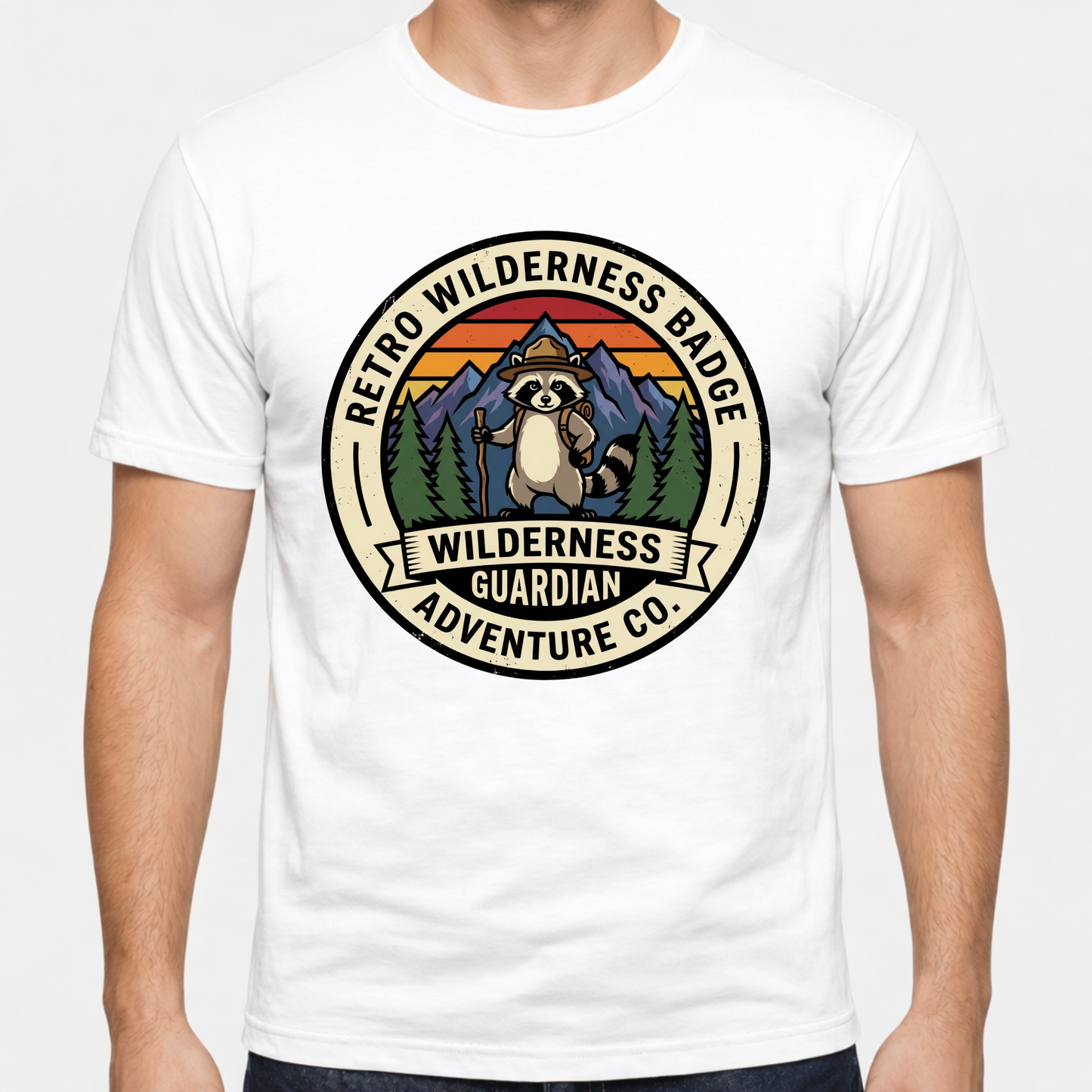 Retro Wilderness T-Shirt — Outdoor Hiking