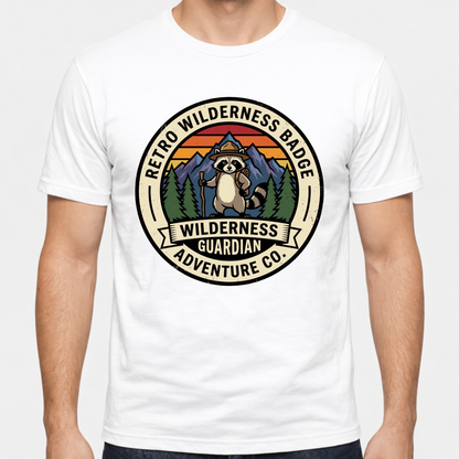 Retro Wilderness T-Shirt — Outdoor Hiking