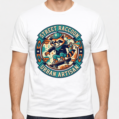 Street Raccoon Urban Artisan T-Shirt