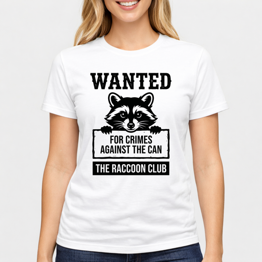 Wanted Raccoon T-Shirt
