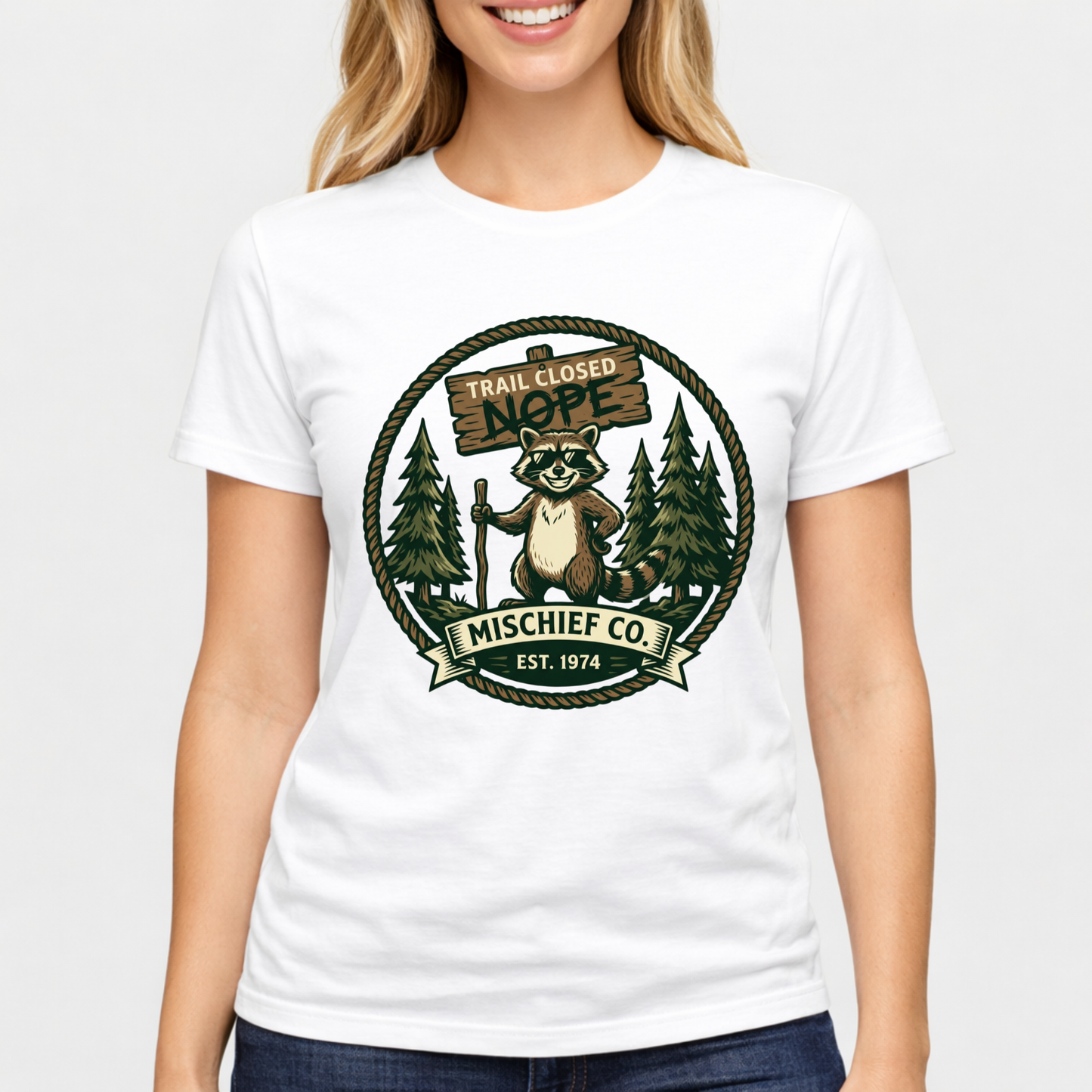 Trail close T-Shirt — Outdoor Hiking Nature Tee