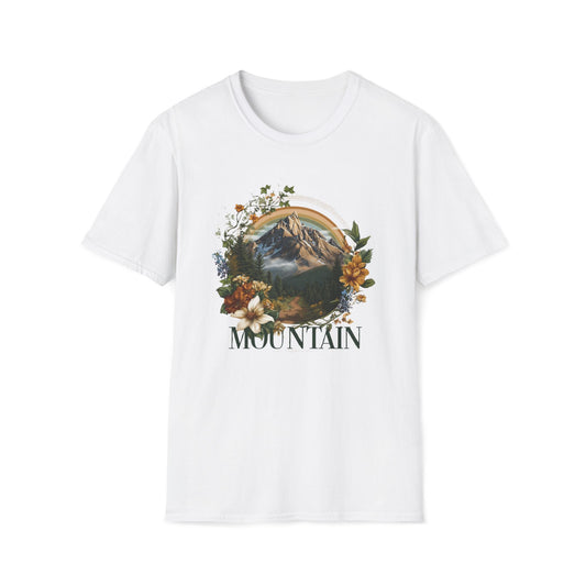 Mountain  Retro Typography T-Shirt