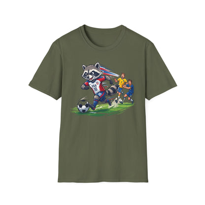 Raccoon Dribbling T-Shirt