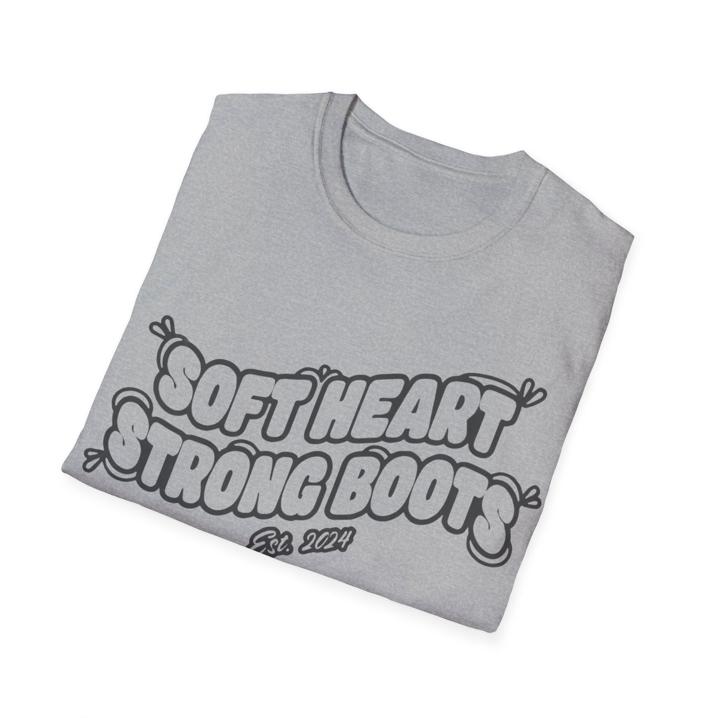 Soft Heart Strong Boots T-Shirt
