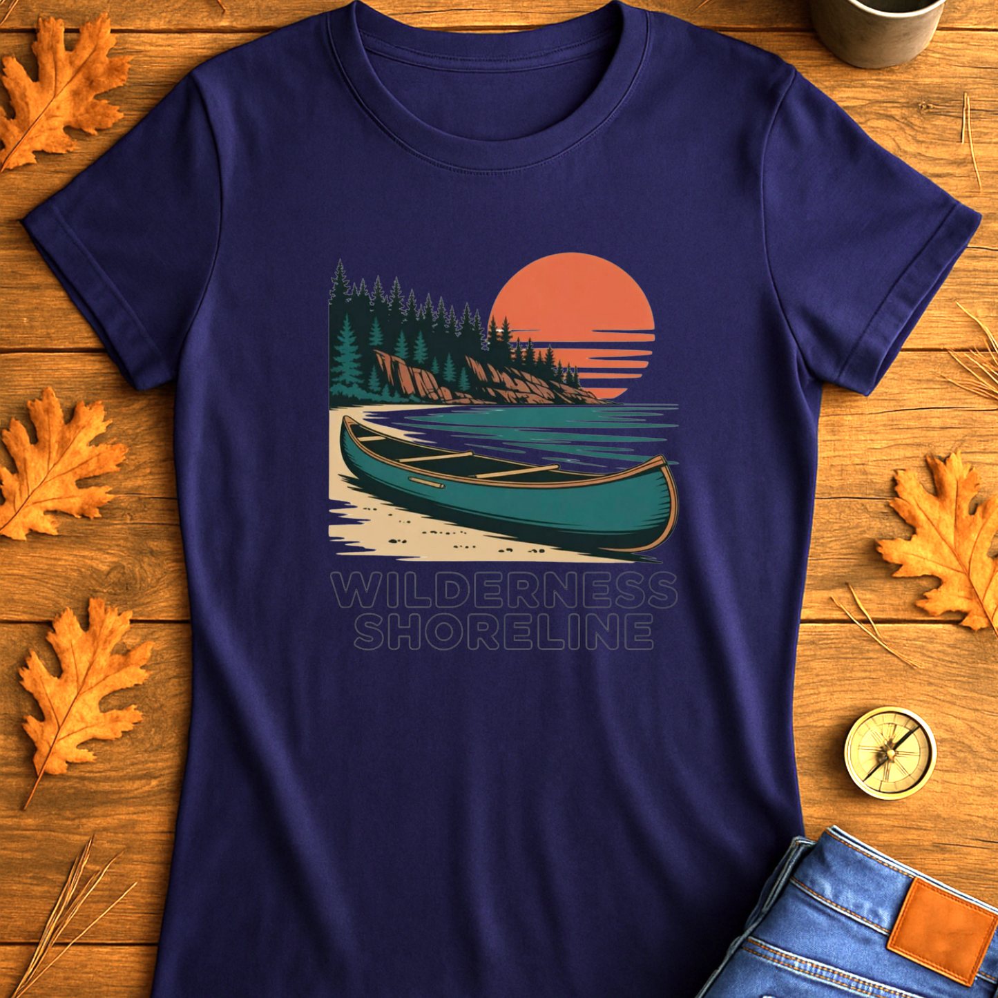 Shoreline Unisex T-Shirt - Wilderness Design