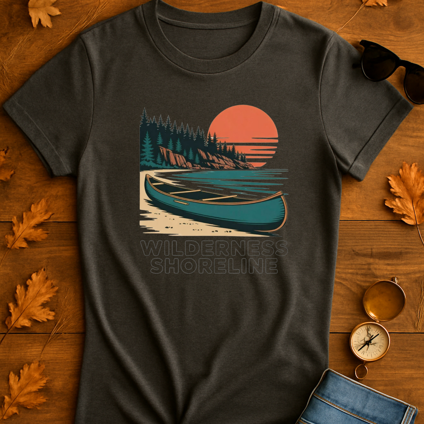 Shoreline Unisex T-Shirt - Wilderness Design
