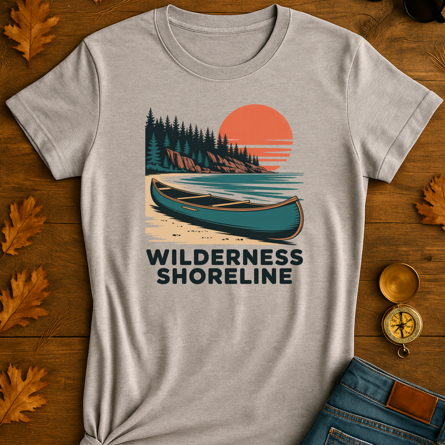 Shoreline Unisex T-Shirt - Wilderness Design