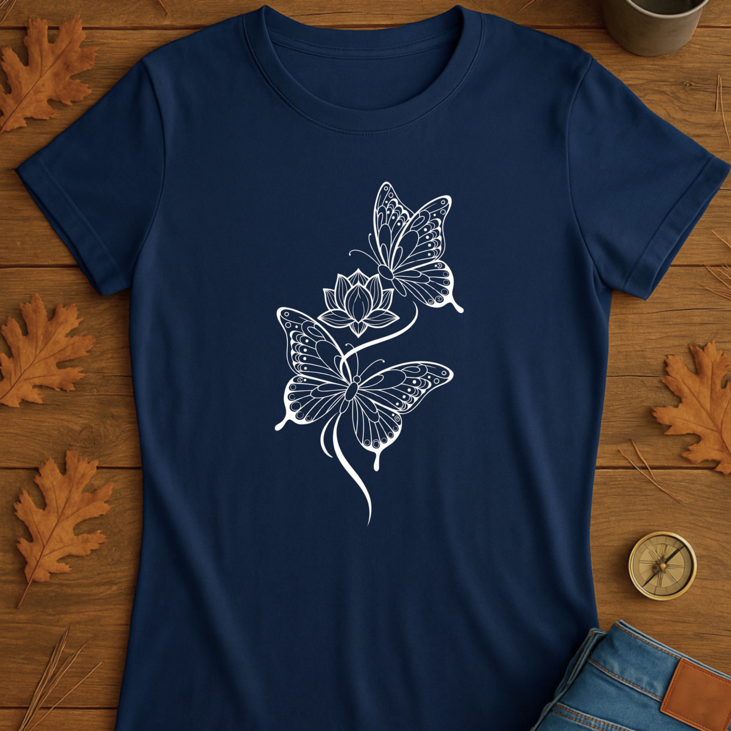 Moonlit Wings & Blossom T-Shirt