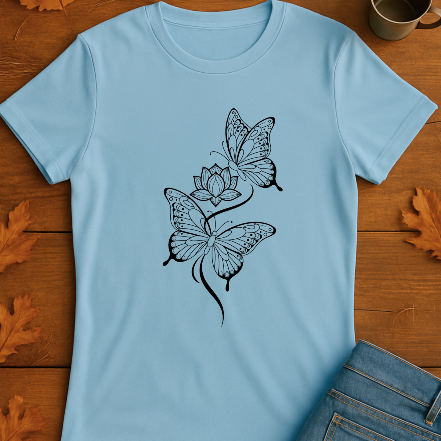 Moonlit Wings & Blossom T-Shirt