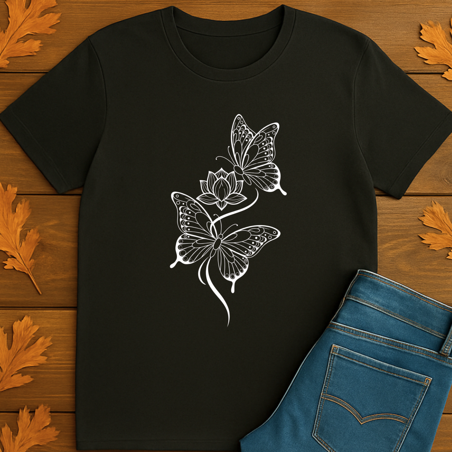 Moonlit Wings & Blossom T-Shirt
