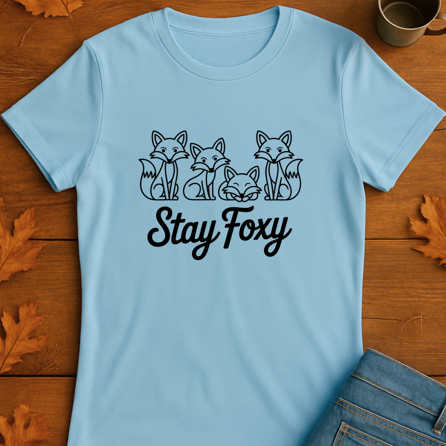 Foxy Unisex Tee - Stay Foxy Design