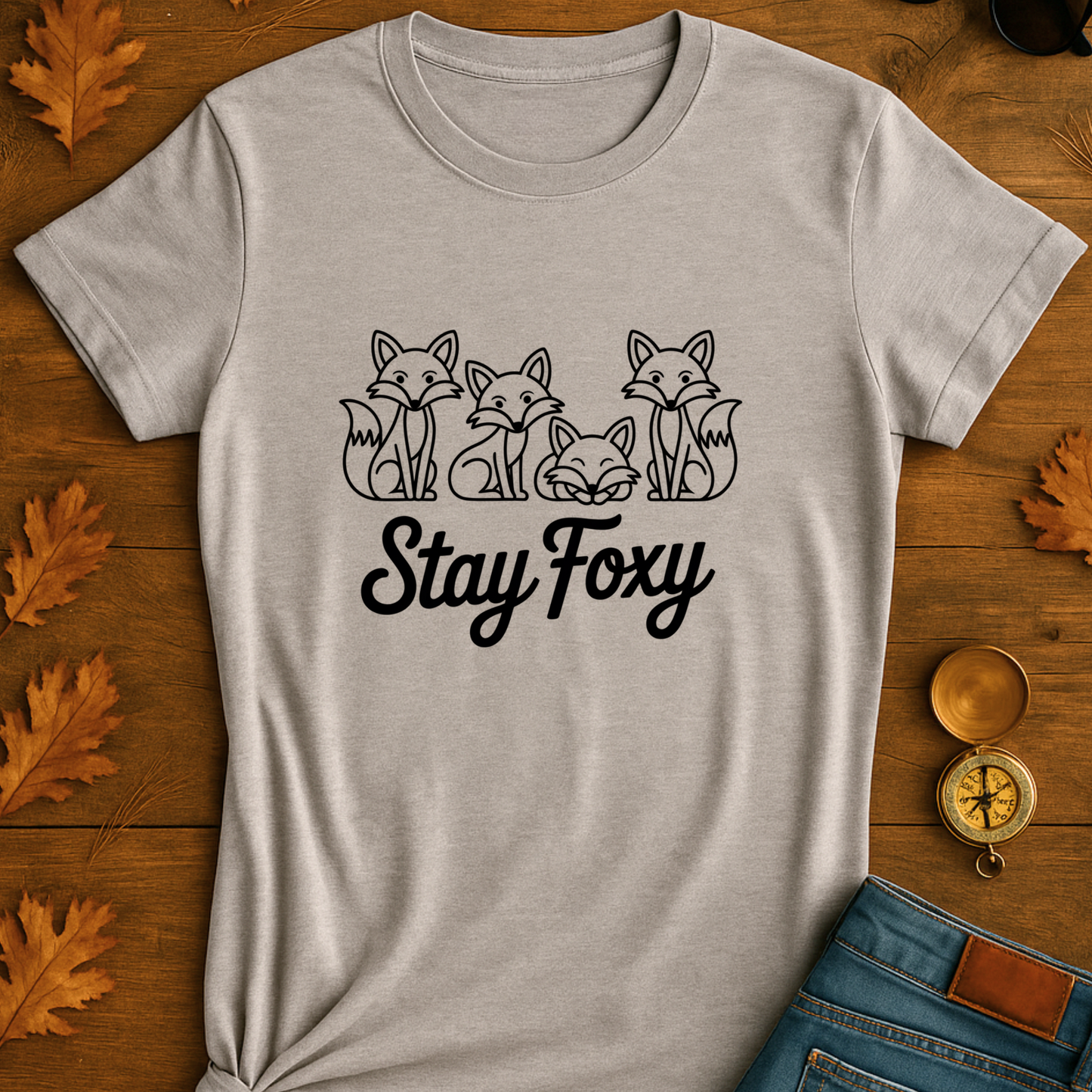 Foxy Unisex Tee - Stay Foxy Design