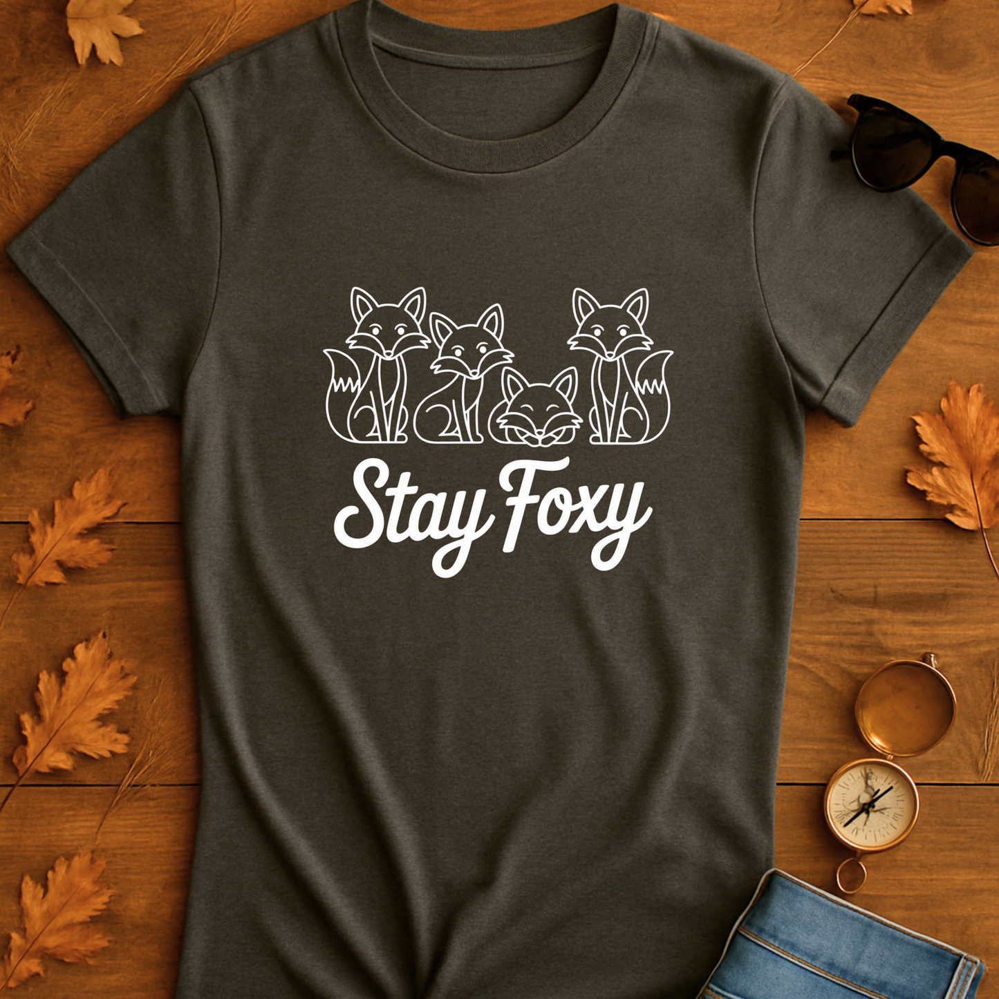 Foxy Unisex Tee - Stay Foxy Design