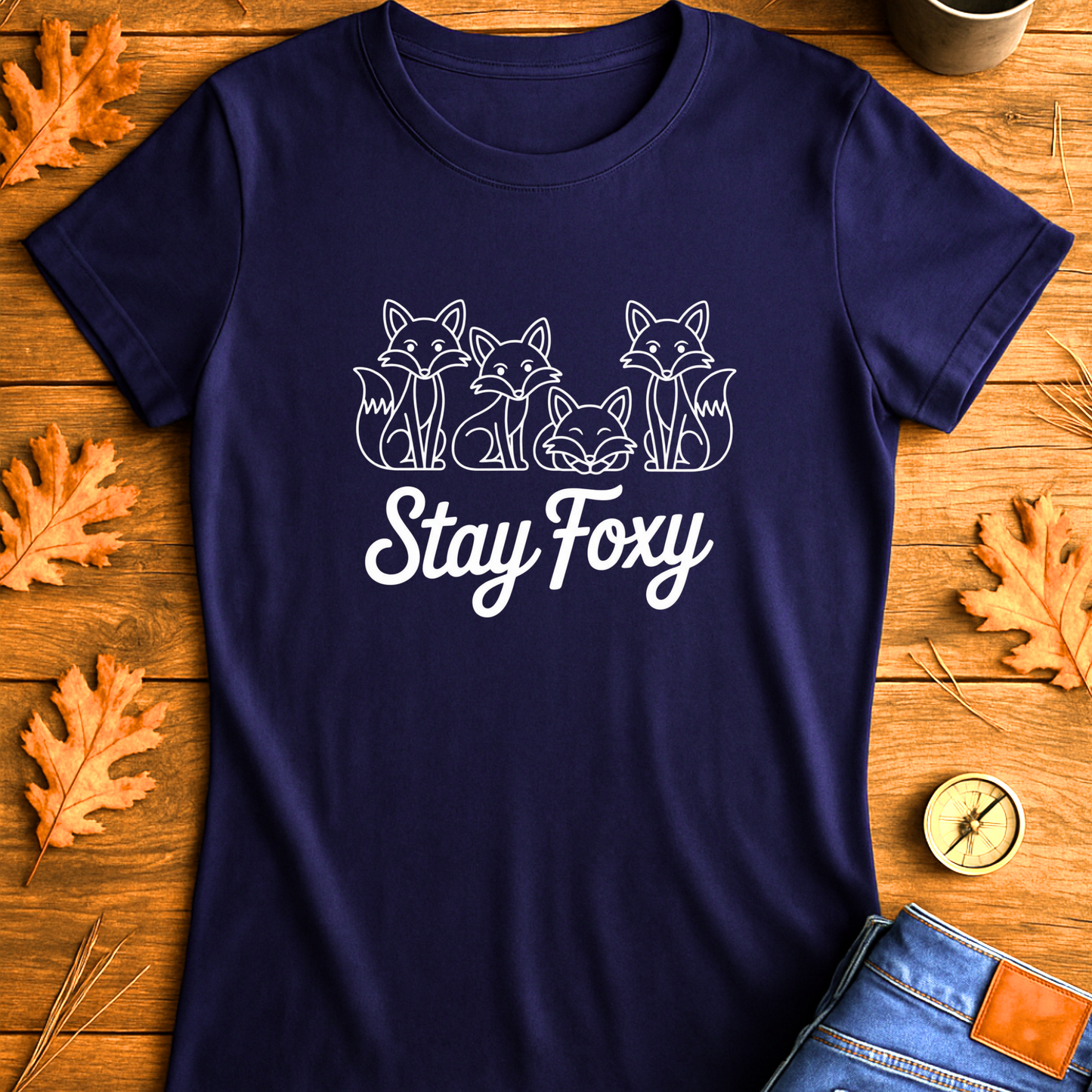 Foxy Unisex Tee - Stay Foxy Design