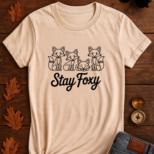 Foxy Unisex Tee - Stay Foxy Design