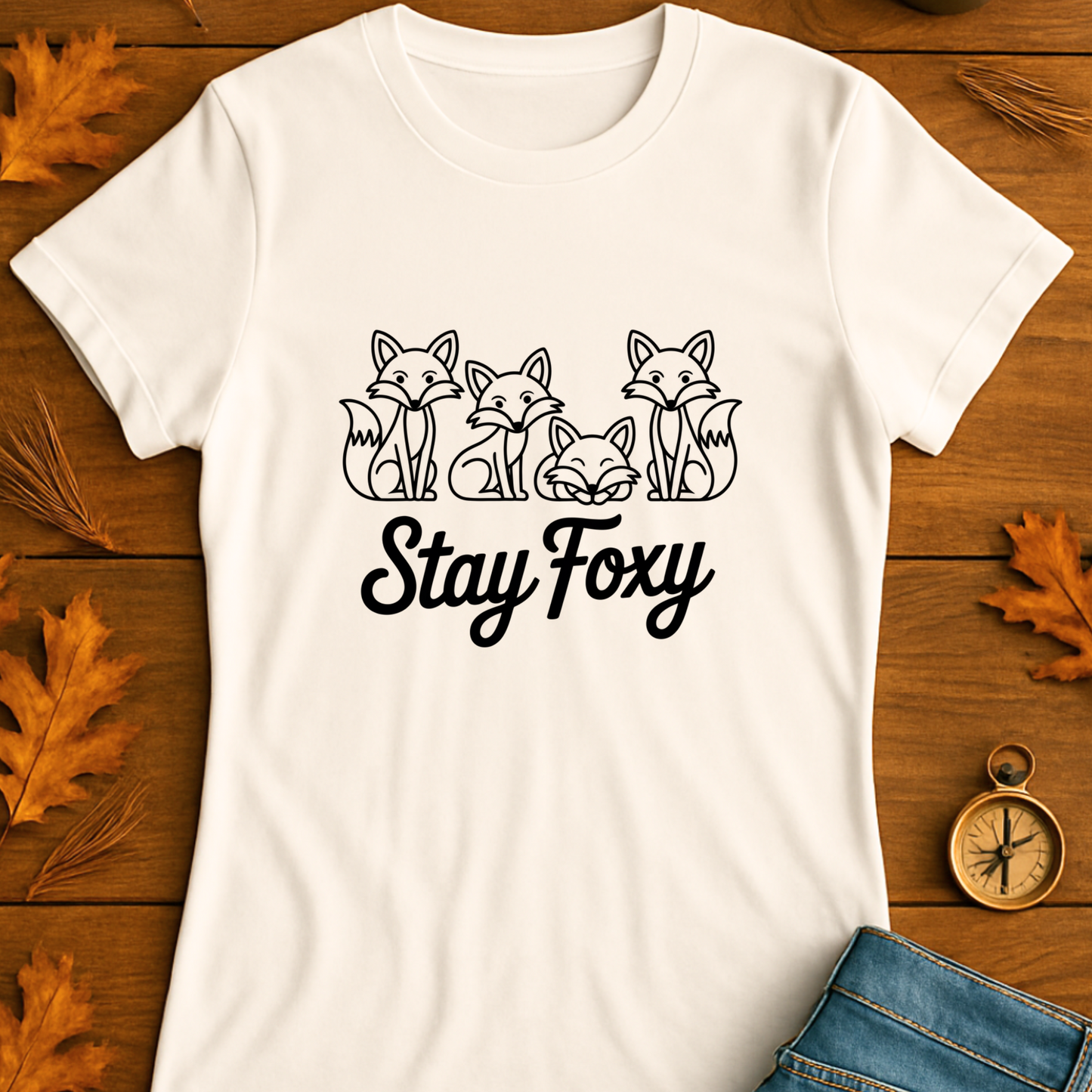 Foxy Unisex Tee - Stay Foxy Design