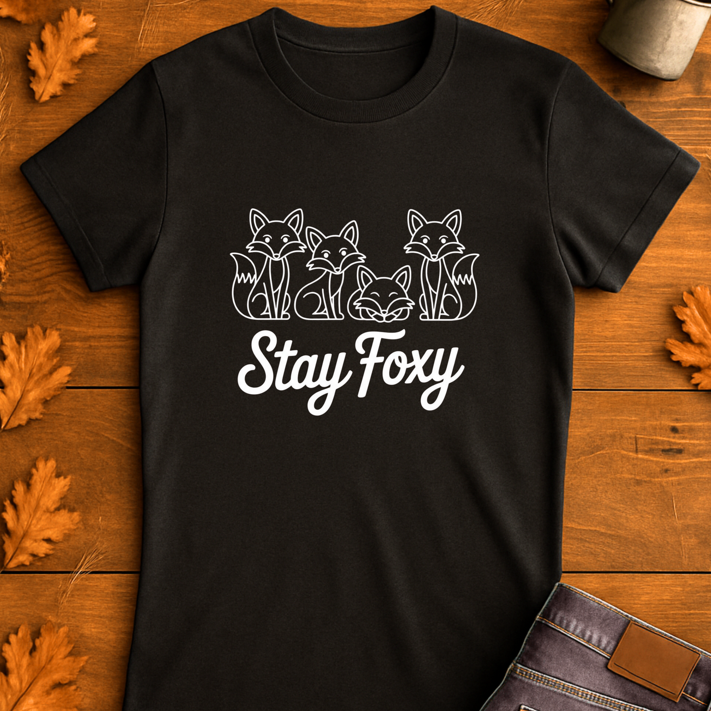 Foxy Unisex Tee - Stay Foxy Design