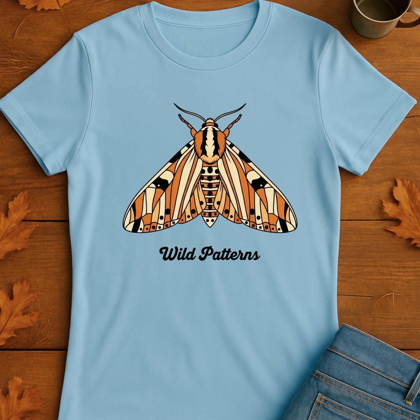 Moth T-Shirt with Wild Patterns