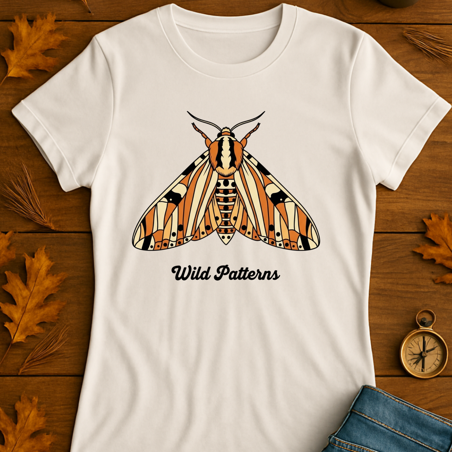 Moth T-Shirt with Wild Patterns