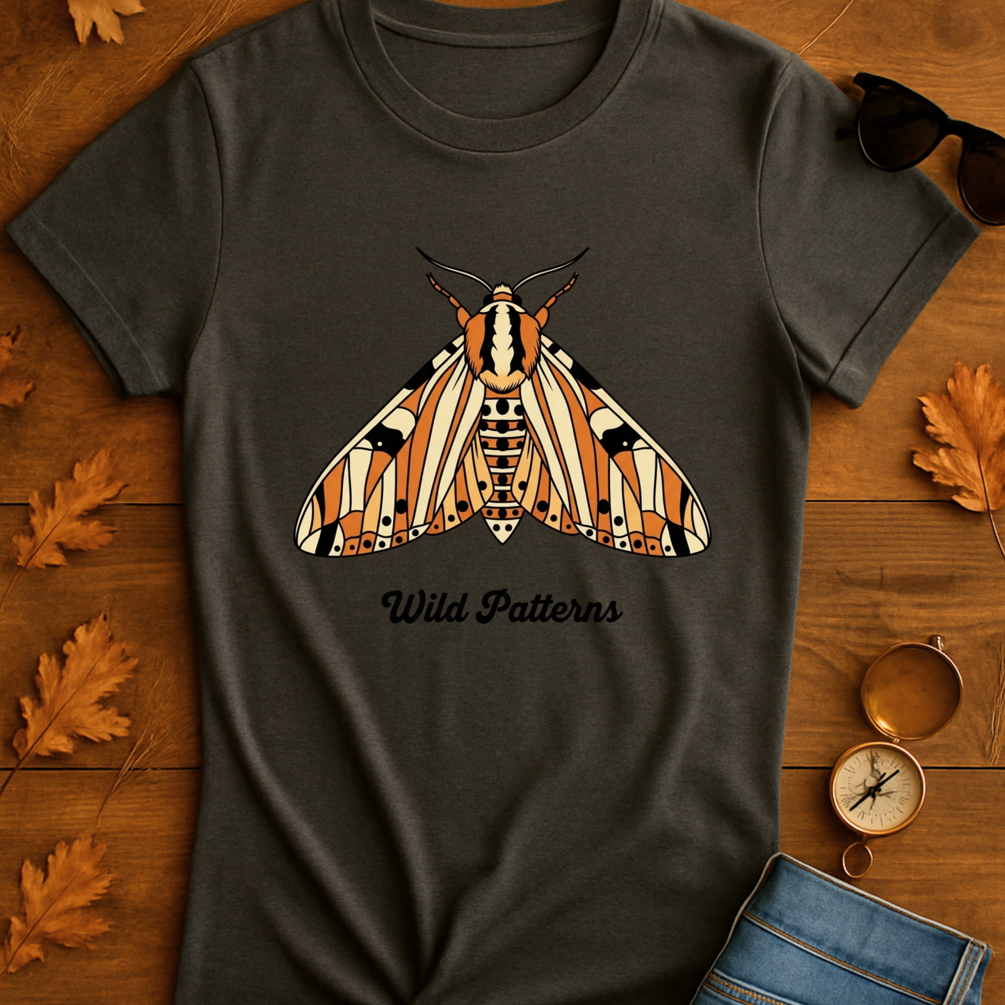 Moth T-Shirt with Wild Patterns