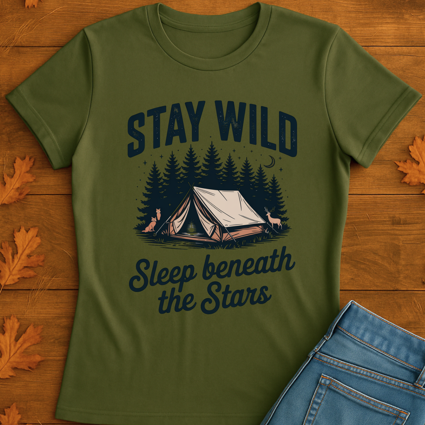 Stay Wild Sleep Beneath the Stars T-Shirt