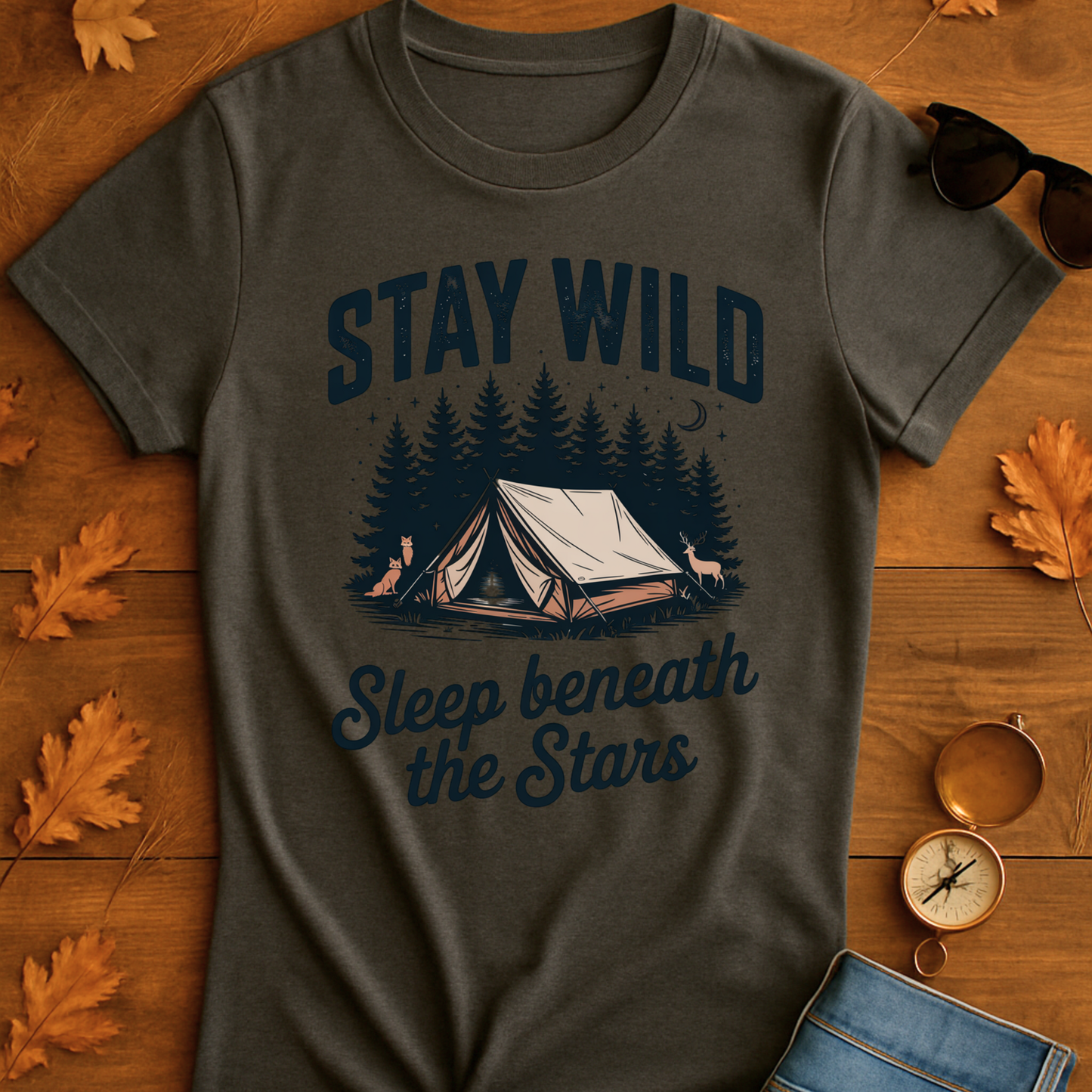 Stay Wild Sleep Beneath the Stars T-Shirt