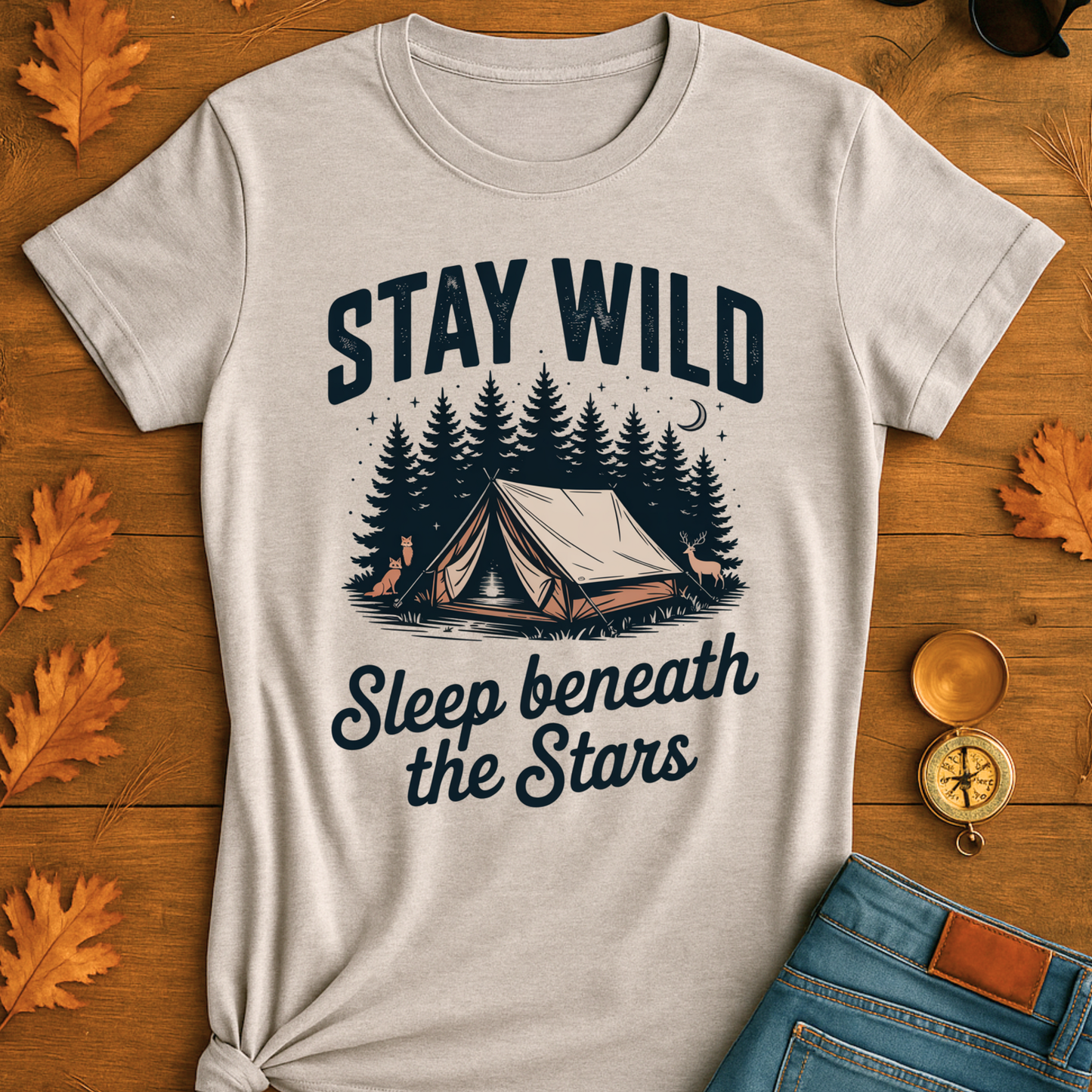 Stay Wild Sleep Beneath the Stars T-Shirt