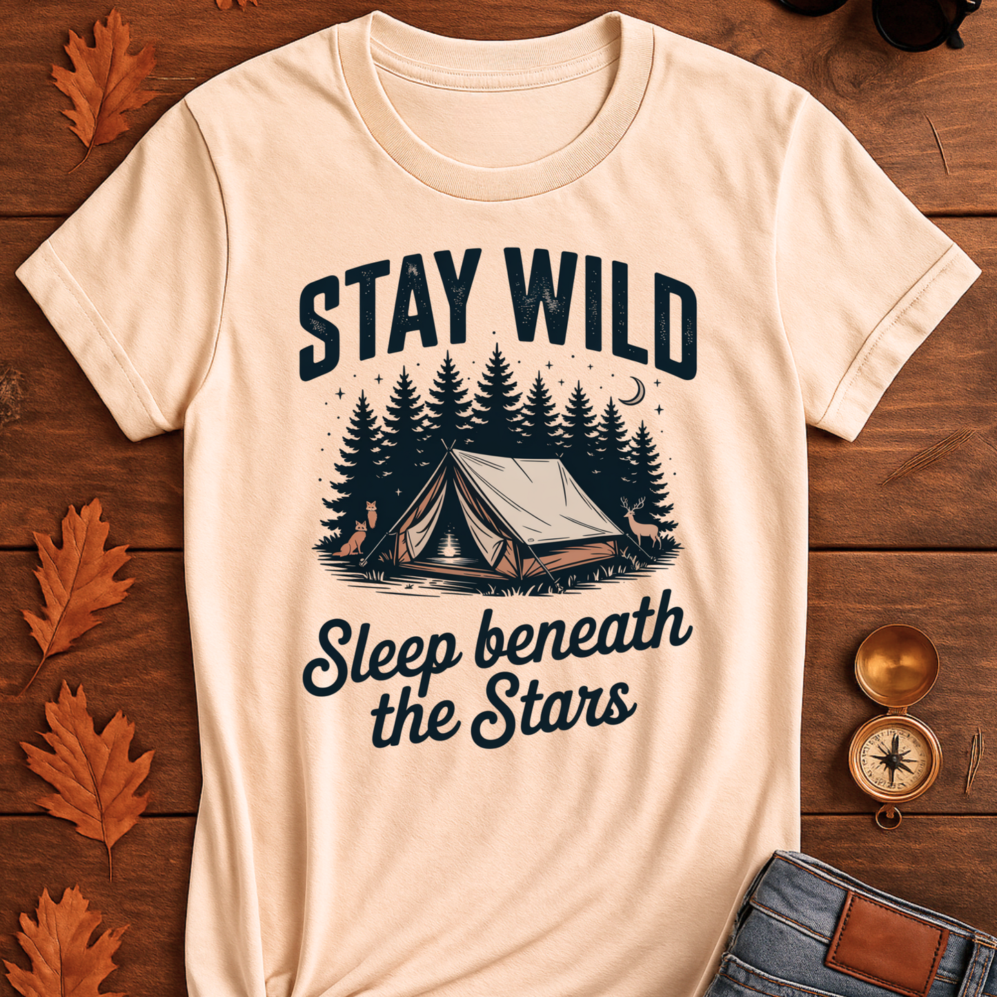 Stay Wild Sleep Beneath the Stars T-Shirt
