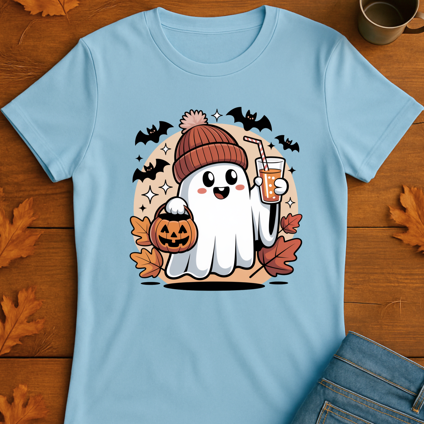 Ghost Beanie T-Shirt