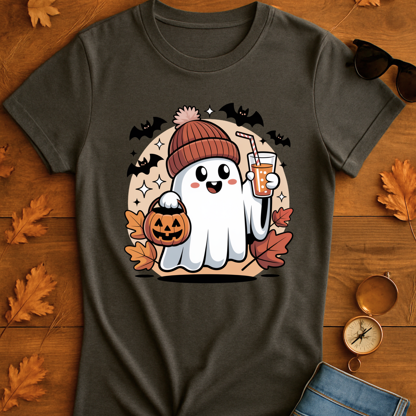 Ghost Beanie T-Shirt
